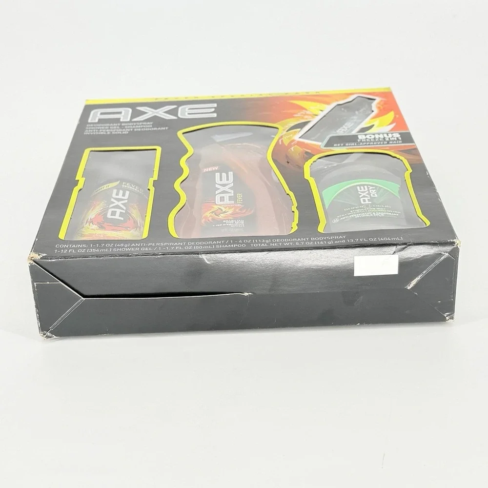 AXE Fever Brazilian Hot Mud Dragonfruit Retired Deodorant Body Spray Shower Gel